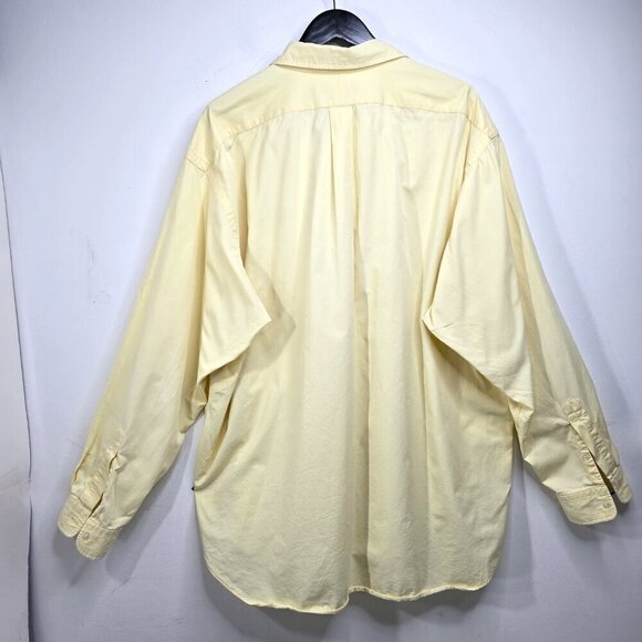 Polo Ralph Lauren Shirt Mens 2XL XXL Button Up Light Yellow - Picture 6 of 7